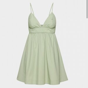 Babaton Encourage Poplin Mini Dress